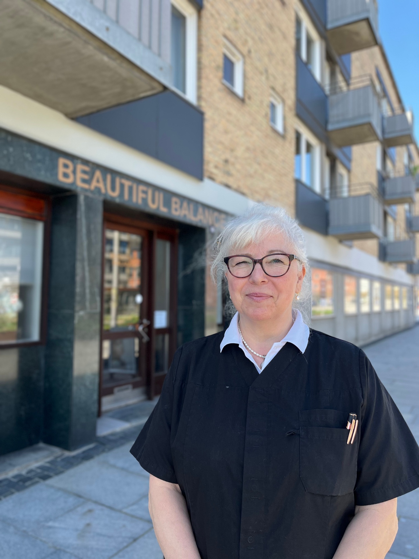 Lise-Lotte Michelsen ved receptionen i Beautiful Balance